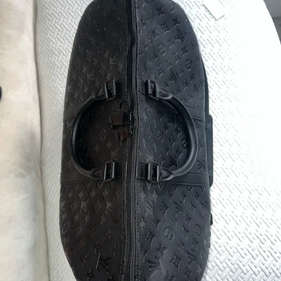 Louis Vuitton Keepall Bandouliere 50 Monogram Shadow Black - Picture 8 of 10